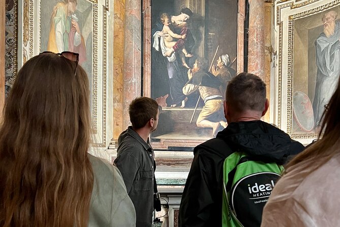 Rome Art Walking Tour Who Killed Caravaggio - Group size, 5:00 pm timing, and how to get the most from short stops