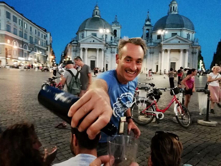 Rome at Night Bike Tour - Spanish Steps and the quieter Condotti/central sweep