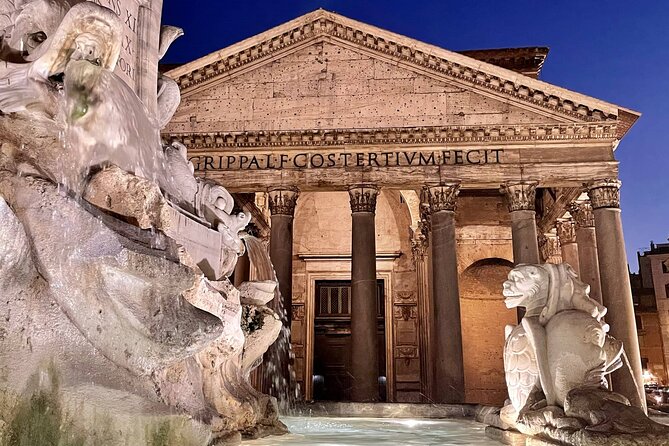 Rome at Night - Illuminating the Eternal City - Piazza Navona: Fountains, Palaces, and Night Atmosphere