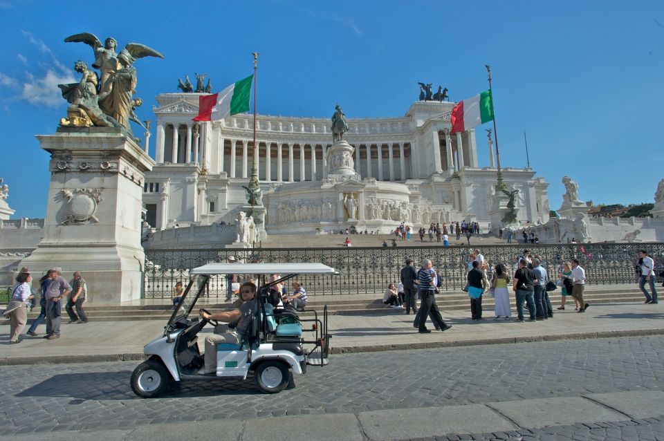 Rome at Sunset: Romantic Tour in an Electric Golf Cart - How the electric golf cart changes Rome at golden hour