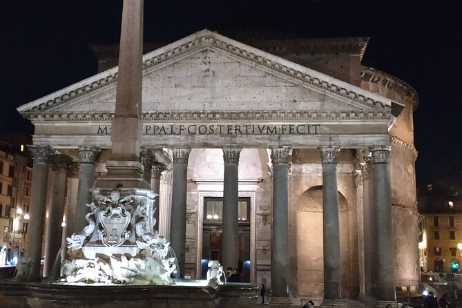 Rome at the Sunset; Navona, Trevi Fountain, Pantheon and more - Pantheon from the outside: the classic wow moment, no line