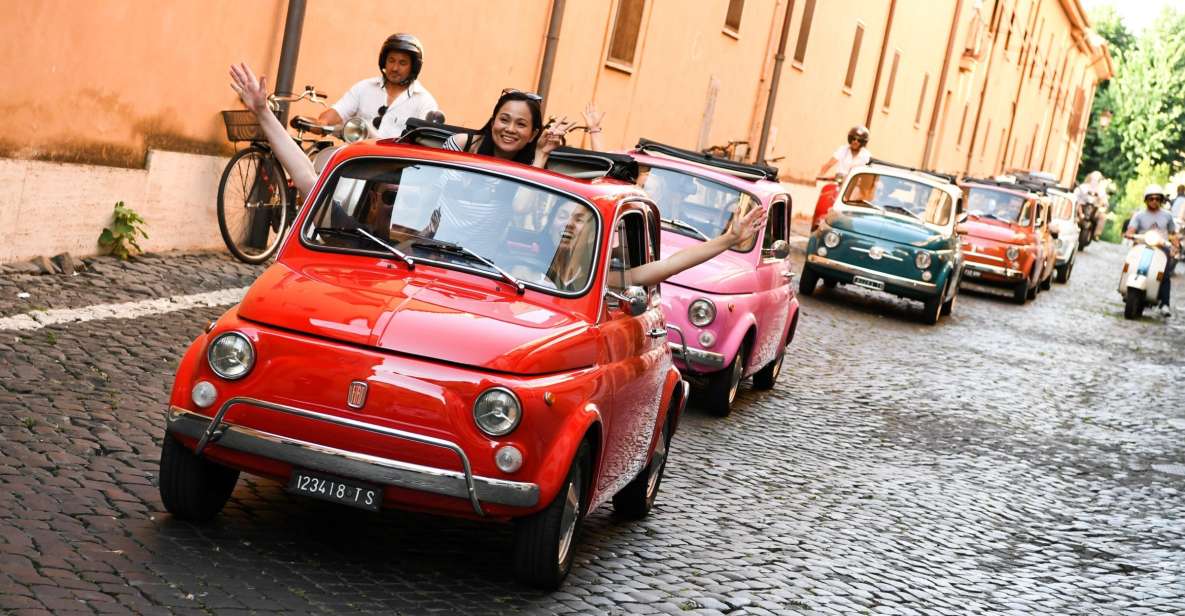 Rome: Aventine Hill Tour in Vintage Fiat 500 Convoy - Aventine Hill and the Garden of Lovers: The Keyhole of Malta Moment
