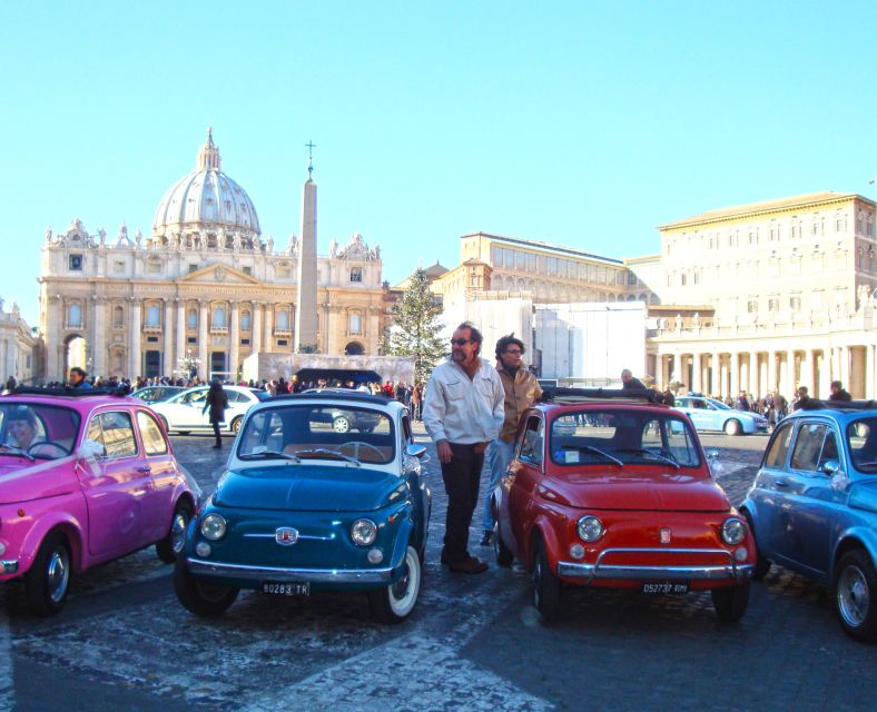 Rome: Aventine Hill Tour in Vintage Fiat 500 Convoy - How the Chauffeured Convoy Changes the Way You See Rome
