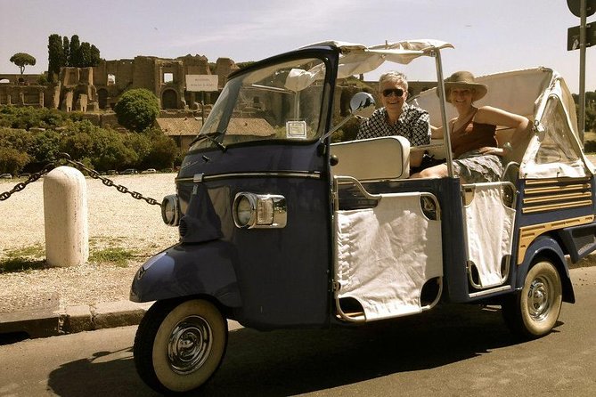 Rome by Ape Calessino Auto Rickshaw - Appian Way: a short stop that gives you a long-road feeling