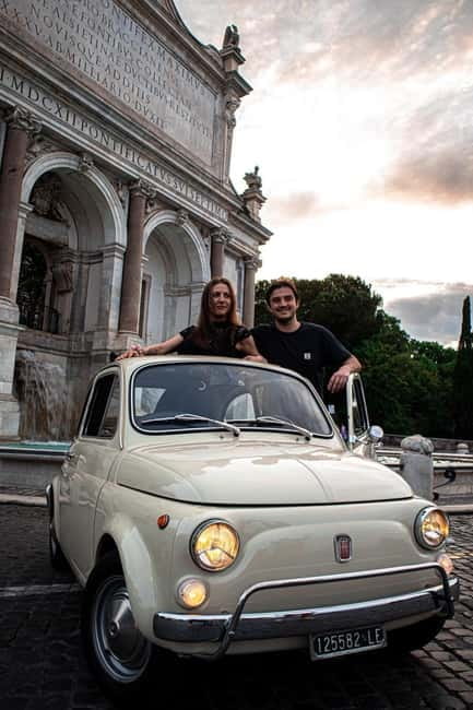 Rome by Fiat 500: Guided Sightseeing Tour by VintageFiat 500 - The Colosseum area: first stop, fast orientation, great angles