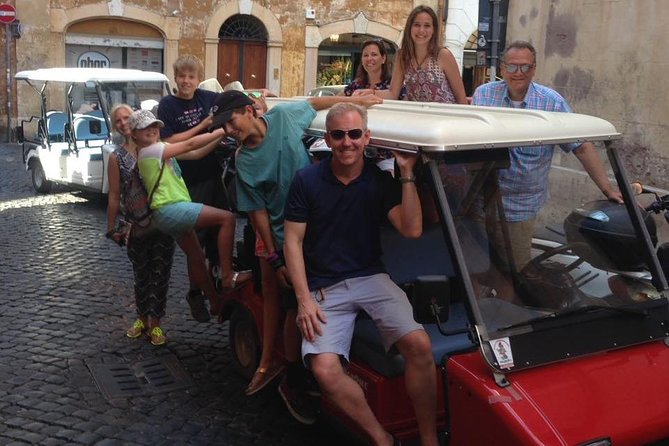 Rome by Golf Cart Private Tour: Beyond the Landmarks - A covered golf cart that makes Rome feel doable