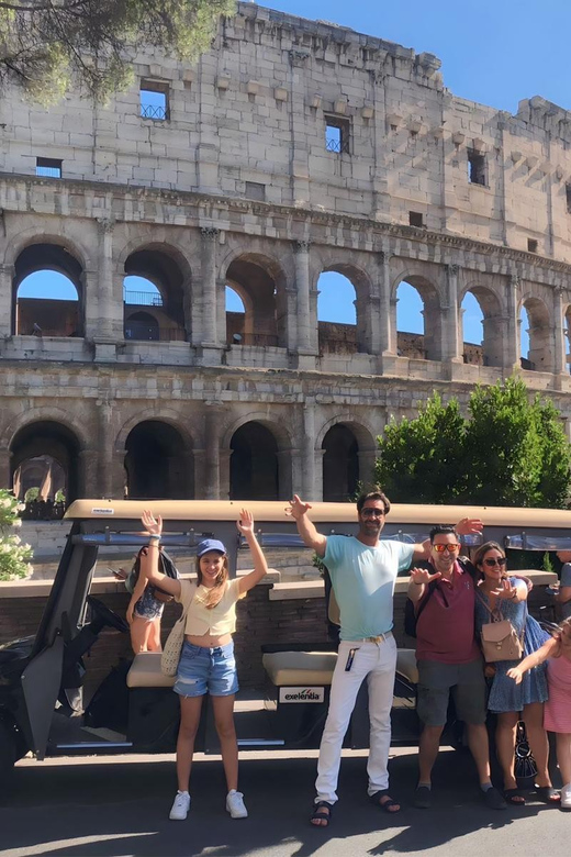 Rome by Golfcart: City Ride - Your 3-hour Rome route: Colosseum to the Spanish Steps, in 15-minute bursts