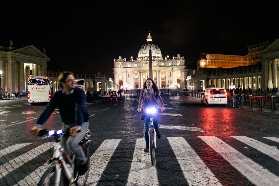 Rome by Night: 3-Hour Bike Experience - Spanish Steps on a bike: classic views without the long slog