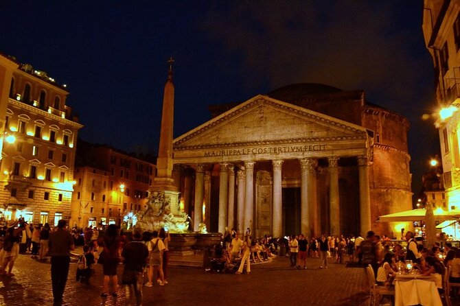 Rome by Night 3 hours Private Tour - St. Peter’s Square at night: the Vatican façade moment