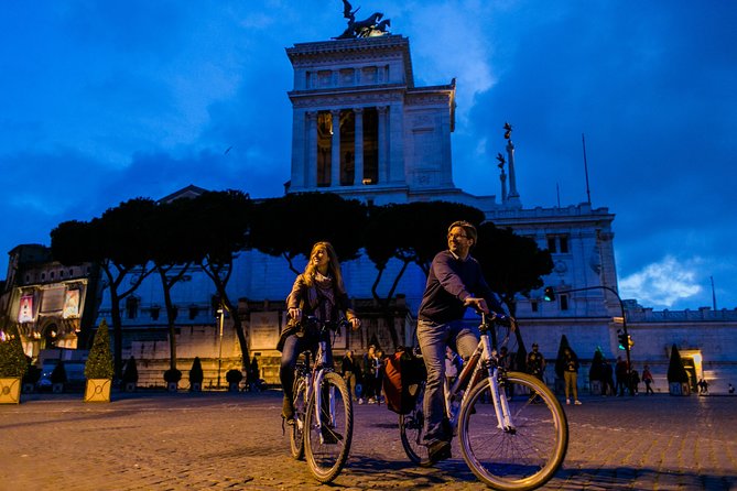 Rome By Night E-Bike Tour - The First Big Hit: Colosseum at Night (Photo Time Without the Day Rush)