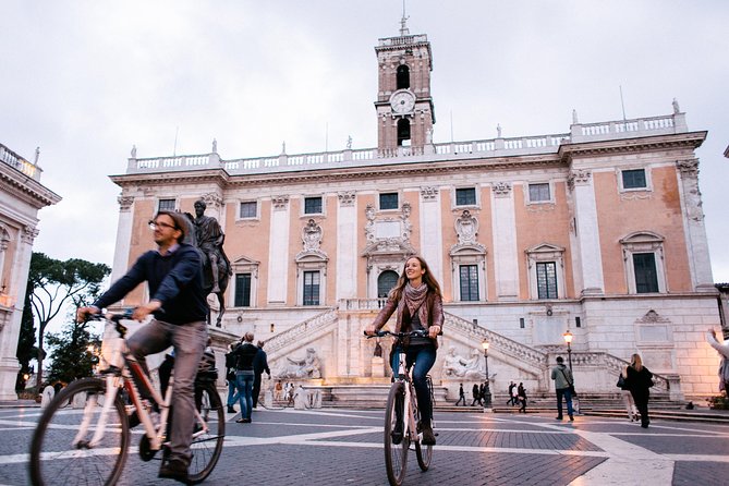 Rome By Night E-Bike Tour - Roman Forum as the Crowds Thin Out