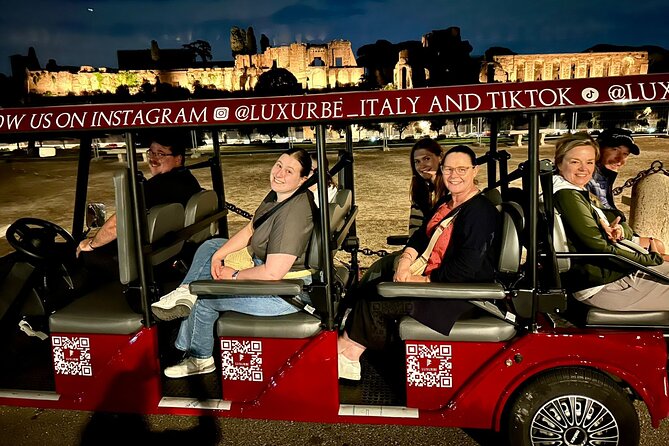 Rome by Night: Golf Cart Tour - Night Rome, Faster: what the golf cart really gives you