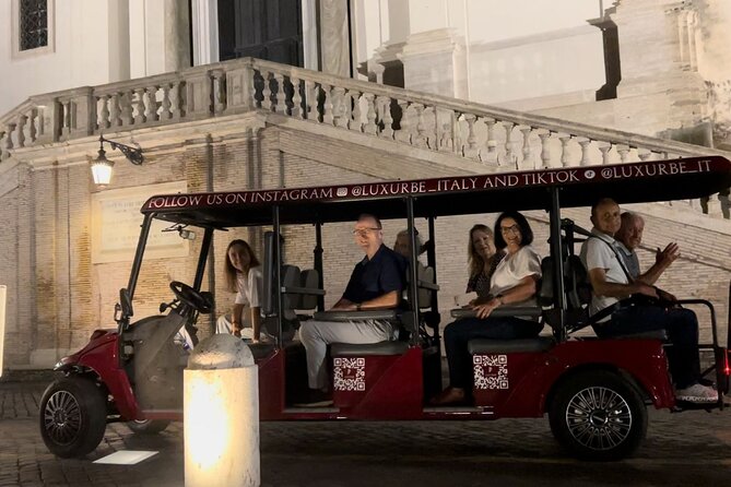 Rome By Night Golf Cart Tour - Trevi Fountain: 10 minutes of classic postcard views