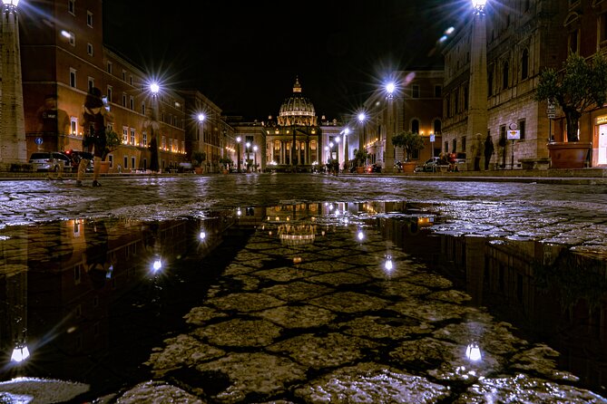 Rome By Night Private Tour with Pick Up - Vatican City in One Piece: St. Peter’s Basilica Square Illuminated