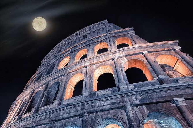 Rome by Night Walking Tour - Colosseum exterior stories: what you gain without an inside ticket