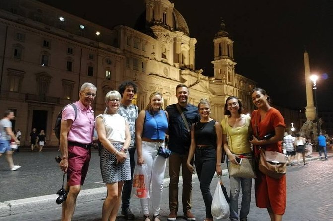 Rome by Night Walking tour Including Piazza Navona Pantheon and Trevi Fountain - Starting in Campo de’ Fiori: the statue you’ll keep seeing in your head