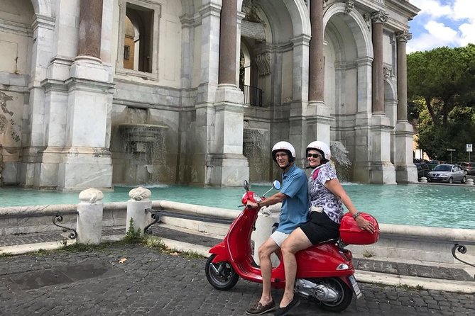 Rome by Vespa Semi Private Tour | MAX 6 PEOPLE GUARANTEED - Pyramid Cestia and the Aurelian Walls stretch