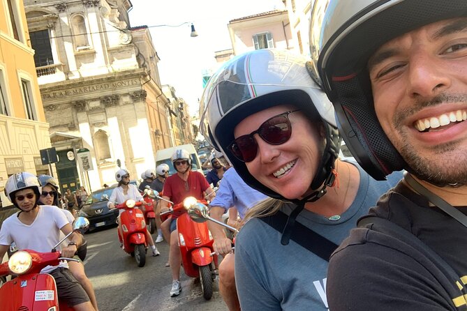 Rome by Vespa – Vespa Tour with Local Guide Francesco - Colosseum viewpoint stop: iconic exterior views plus a Vespa photo