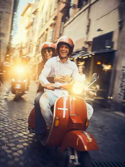 Rome by Vespa with a local - Finding Angelo and Riding as a Passenger (Not a Driver)