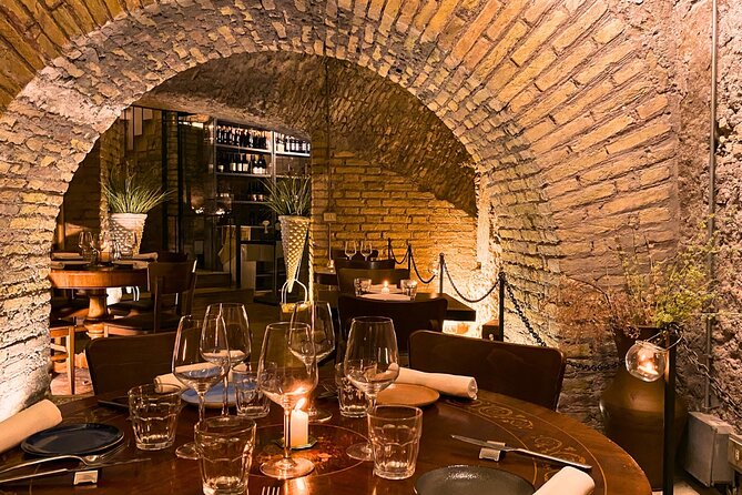 Rome Candlelight Wine and Dine in Ancient Ruins Near the Pantheon - Wine expert guidance: how the sommelier changes the meal