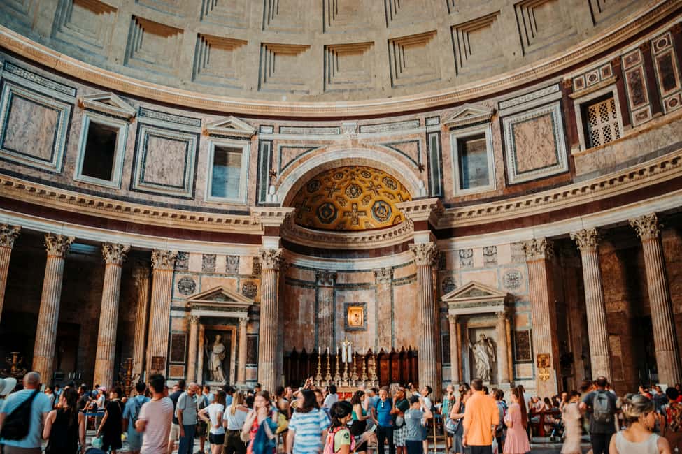 Rome: Capuchin Crypt to Pantheon Tour - The Pantheon: 25 to 27 B.C. and a faith story you can walk into
