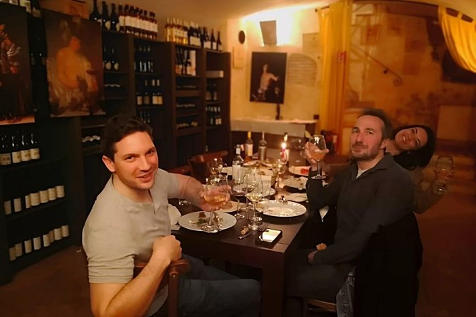 Rome: Caravaggio Experience with Light Lunch and Wine Tasting - The Wine Tasting Menu: White, Red, and Dessert (with Food That Actually Helps)