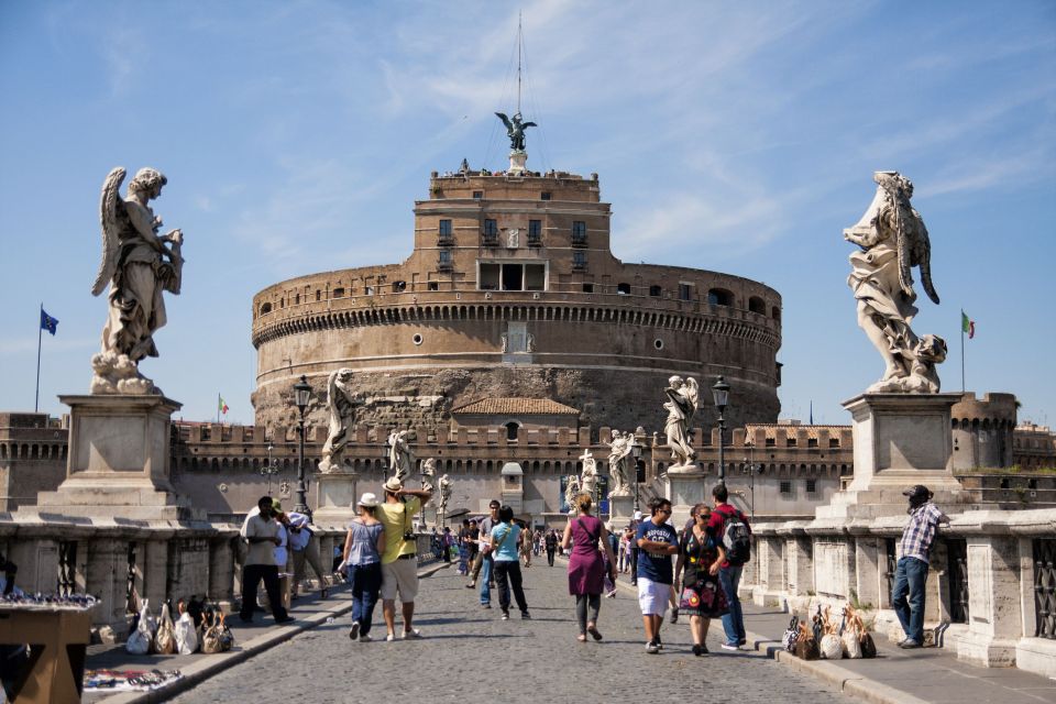 Rome: Castel Sant’ Angelo Ticket and Audio Guide - Panoramic Rome moments and the cafe/bar break
