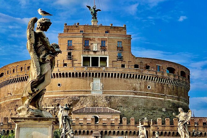 Rome Castel Sant Angelo VIP Private Tour and Panoramic Views - St. Angelo Bridge: a short stop with real Roman engineering context