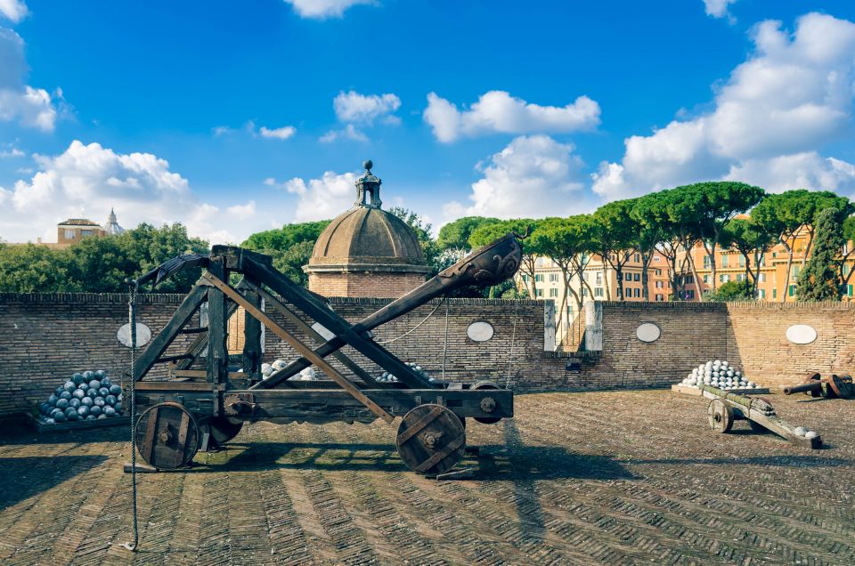 Rome: Castel Sant'Angelo and Hadrian's Tomb Guided VIP Tour - Terrace panoramic views: Rome from the top of the fortress