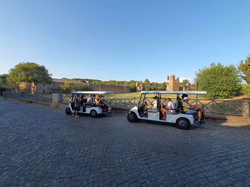 Rome: Catacombs and Appian Way Golf Cart Small-Group Tour - Key things you’ll remember