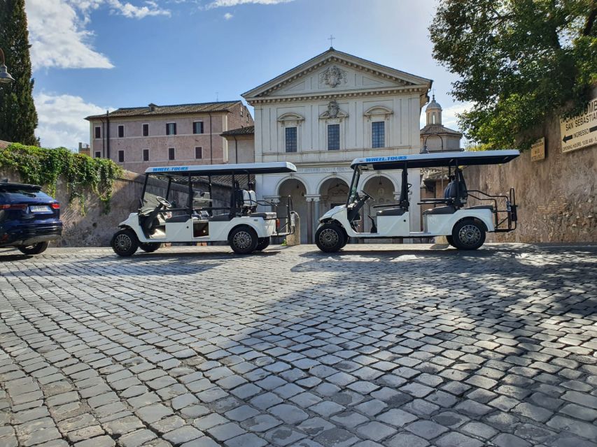 Rome: Catacombs and Appian Way Golf Cart Small-Group Tour - Domine Quo Vadis: a small church stop with big stories
