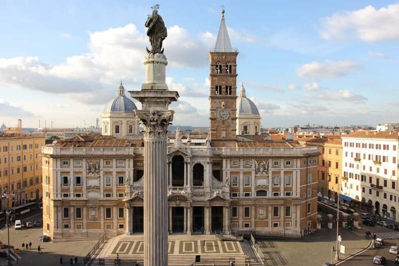Rome: Catacombs and Basilicas with Holy Stairs Tour - Basilica Papale di Santa Maria Maggiore: best preserved, big meaning