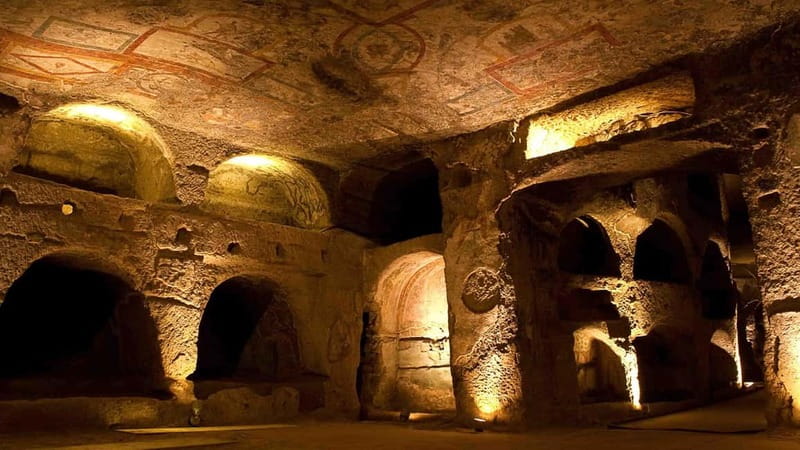 Rome: Catacombs and Basilicas with Holy Stairs Tour - Meeting point: plan to start on time at Mecenate Palace Hotel