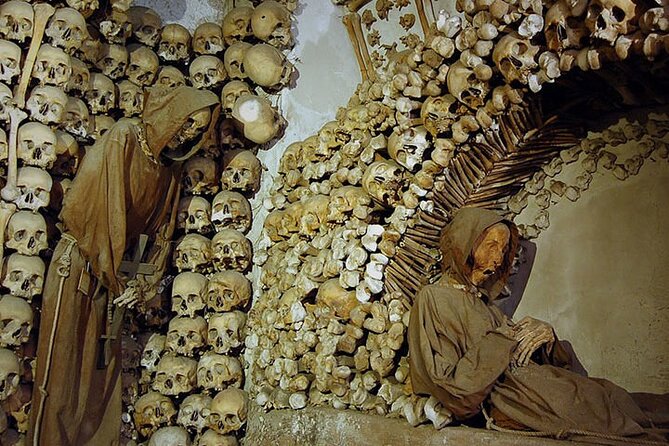 Rome Catacombs Capuchin Crypts with Rome city semi pvt tour - The guided walk through 4,000 bones and Ancient Roman burial ideas