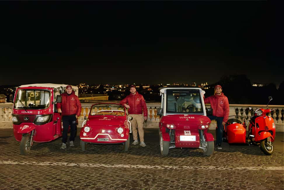 Rome: City Golf Cart at Night Tour - Key things I’d plan around