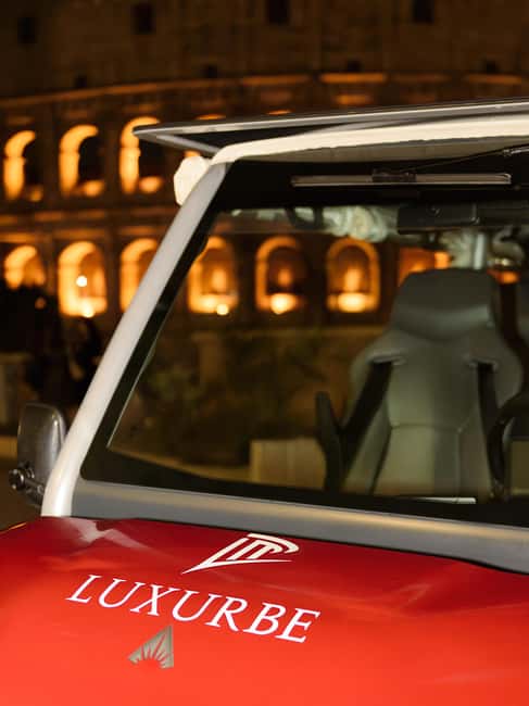Rome: City Golf Cart at Night Tour - Piazza del Campidoglio: the control center viewpoint