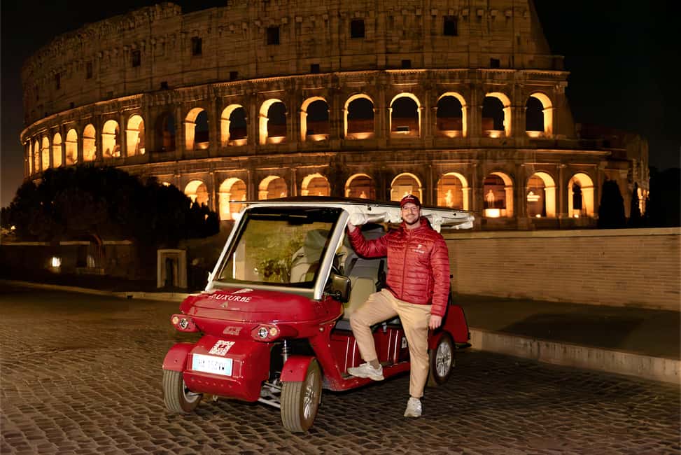 Rome: City Golf Cart at Night Tour - Piazza di Spagna: Rome’s postcard glow up close