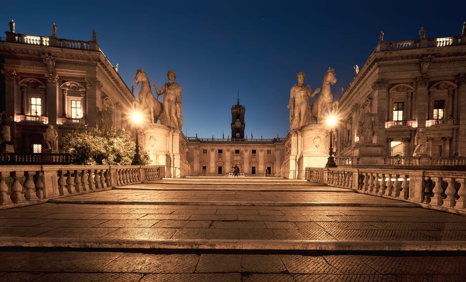 Rome: City Golf Cart at Night Tour - Castel Sant’Angelo: romance with river-side drama