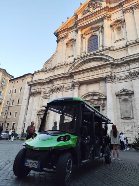Rome: City Highlights Golf Cart Tour with Aperitivo - Why a Rome Golf Cart Highlights Tour Makes Sense