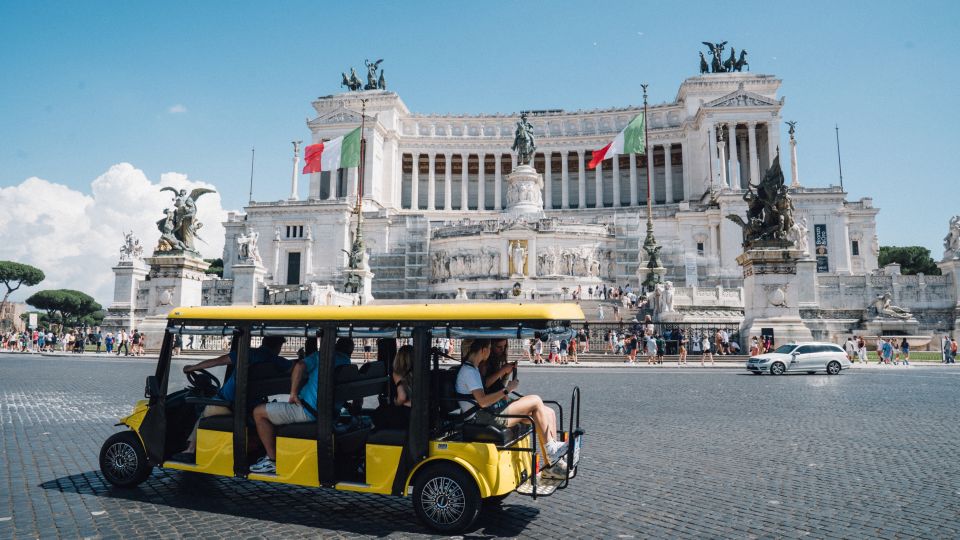 Rome: City Highlights Golf Cart Tour with Local Guide - Electric Golf Carts for Rome’s Big Hits in 90 Minutes