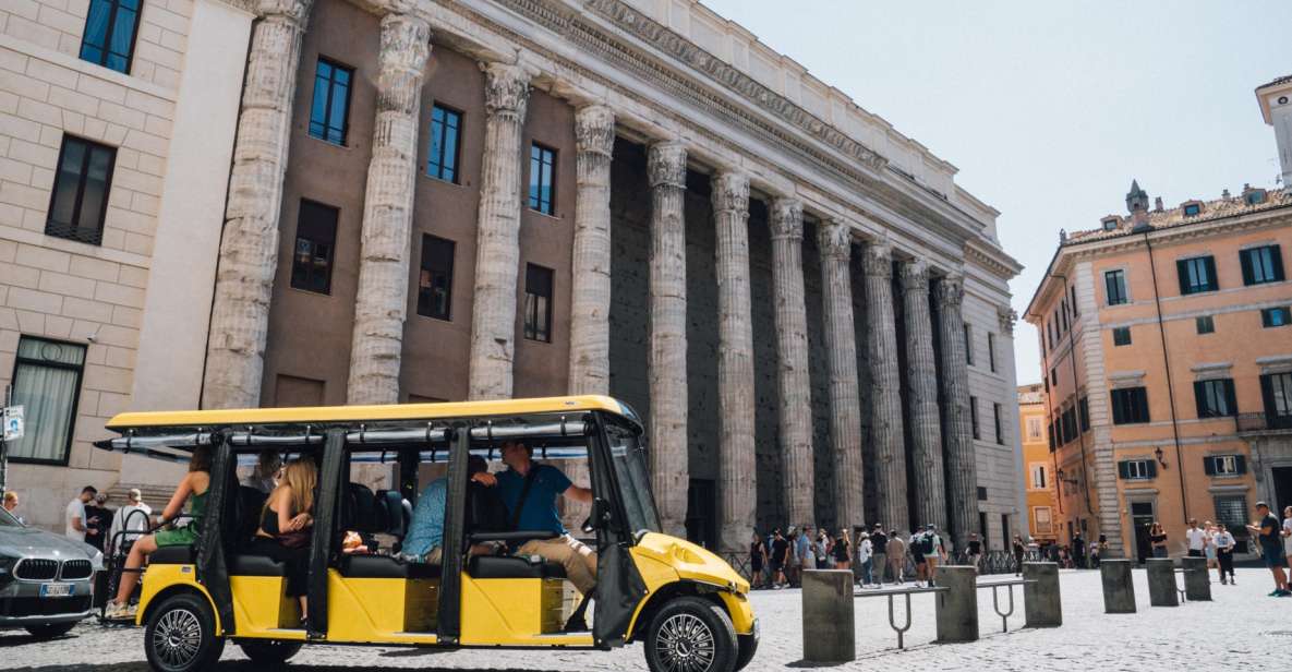 Rome: City Highlights Golf Cart Tour with Local Guide - Circus Maximus to Largo Argentina: Rome’s Smaller, Sharp Stories