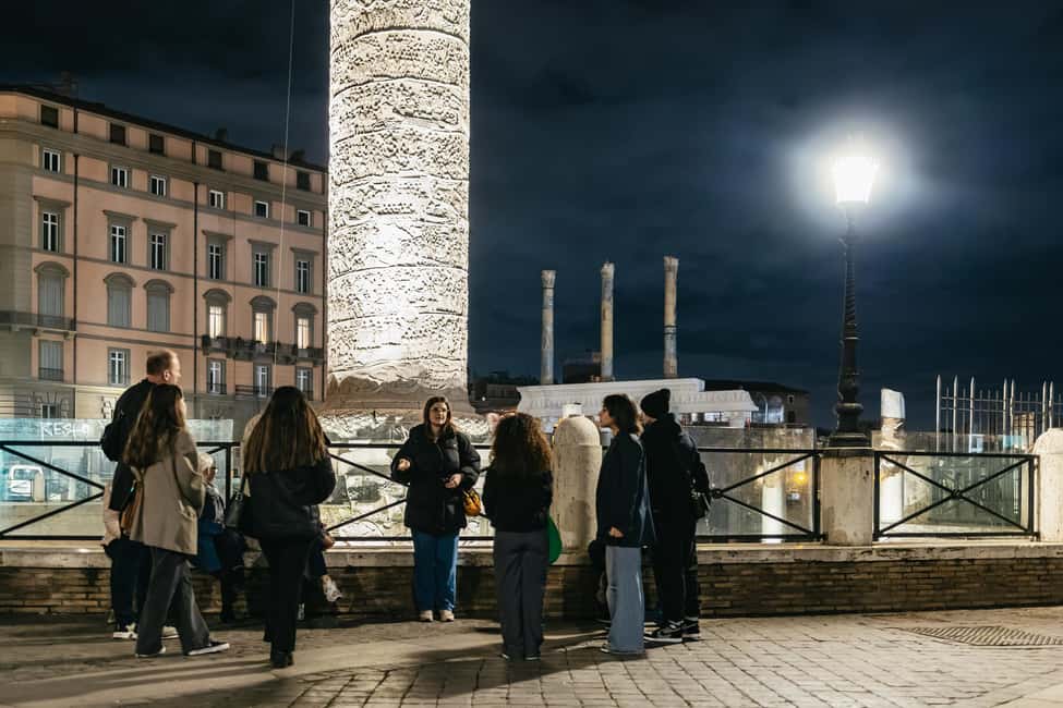 Rome: City Highlights Moonlight Walking Tour - Pantheon at Night: Pass By, Gaze, and Get the Dome Explained