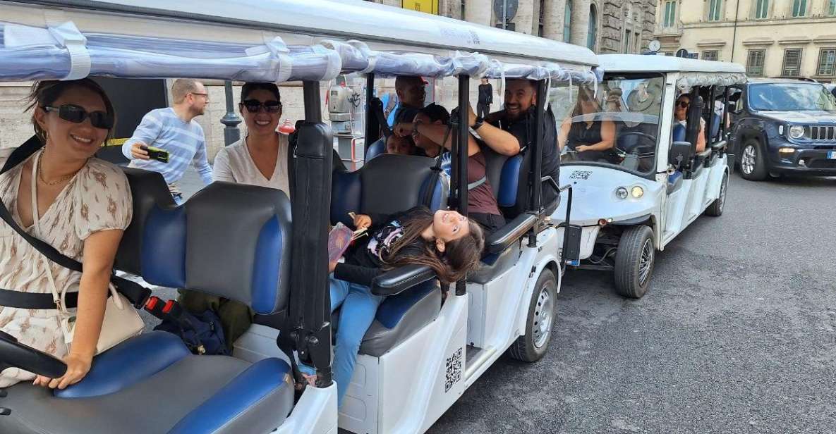 Rome: City Highlights on a Shared Golf Cart Tour - Key things that make this tour worth your time