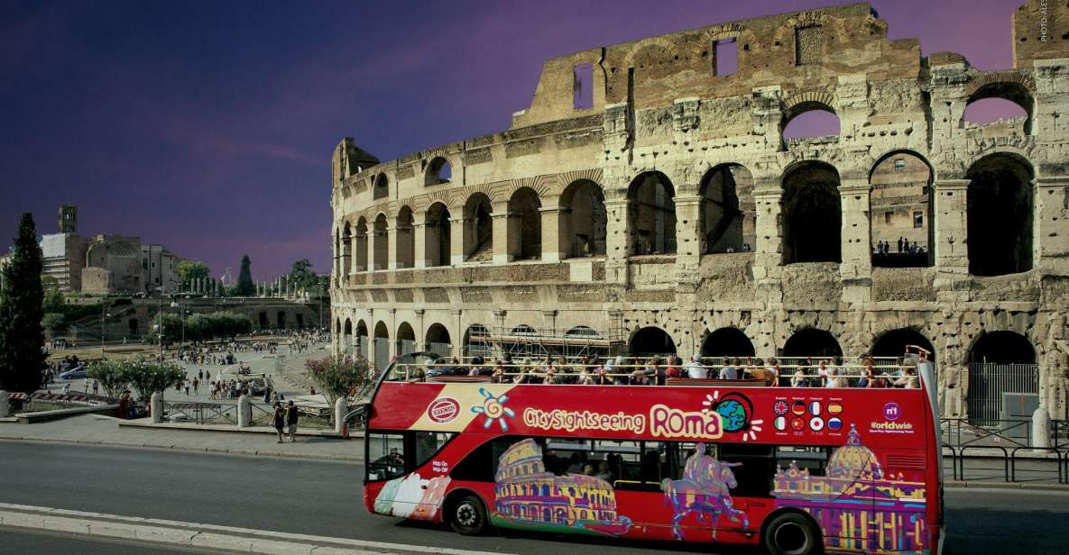 Rome: City Highlights Open-Top Bus Night Tour - A 45-Minute Rome Night Loop That Works as Your First Evening