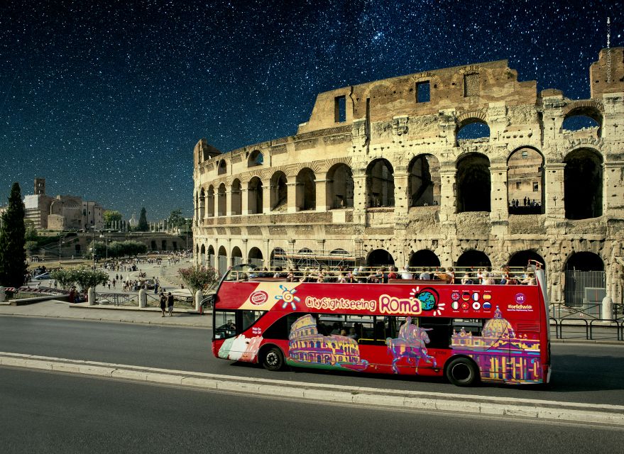 Rome: City Highlights Open-Top Bus Night Tour - How the Headphones, 8 Languages, and WiFi Add Real Value