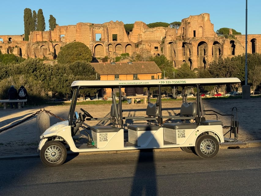 Rome: City Highlights Private Golf Cart Tour - Colosseum Photo Stop and Circus Maximus: Your Rome Orientation in One Loop