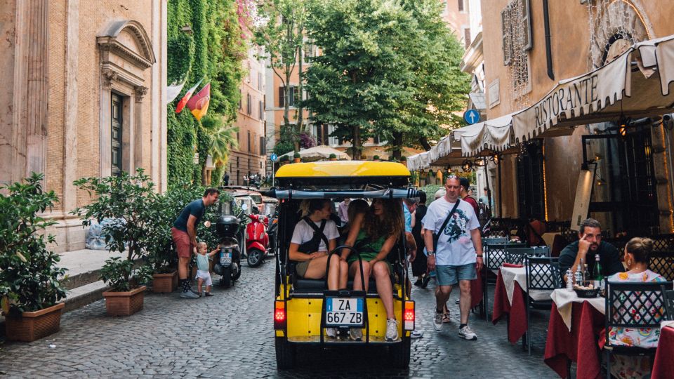 Rome: City Highlights Tour by Electric Golf Cart - Starting at Via Monterone (Near the Pantheon) Without the Hotel Hassle