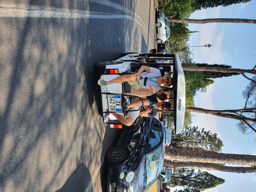 Rome: City Tour by Golf Cart with Gelato - What the cart ride is like on Rome’s streets
