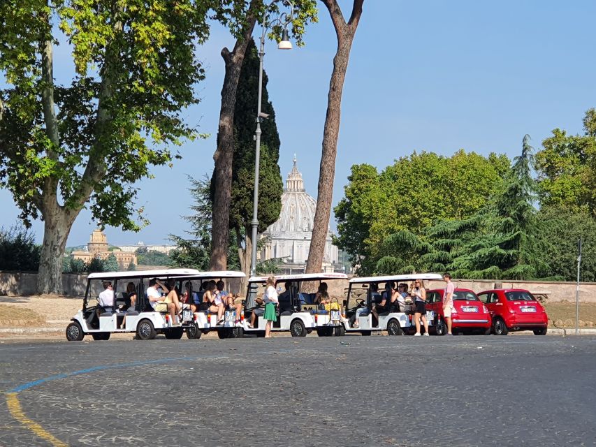 Rome: City Tour by Golf Cart with Gelato - Castle of Saint Angelo and Fontana Acqua Paola: the scenic pass you’ll remember