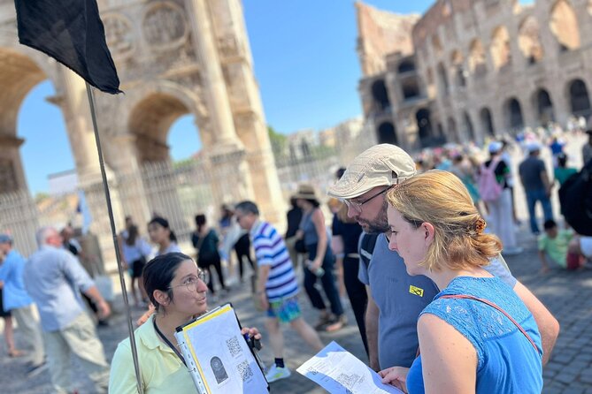 Rome: Colosseum Access with Official AI App & Arena Option - Where you start: Arch of Constantine area, then Colosseum entry
